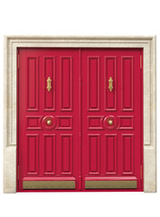 Entrance classic doors for the house