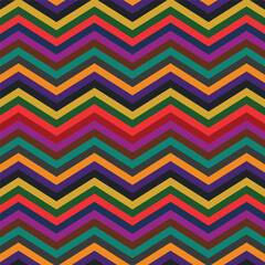 colorful rainbow geometric zigzag pattern