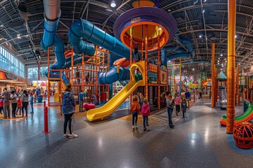 Naklejka premium Playground for kids