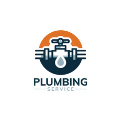 plumbing logo, plumbing service logo, plumbing solution logo, water service logo, plumber logo