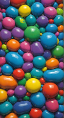 colorful chocolate candies