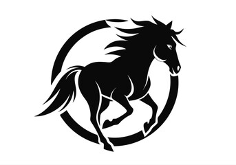 animal, black, defense, design, elegance, elegant, face, graphic, guard, head, horse, horse logo, icon, illustration, logo, luxurious, luxury, mascot, protect, secure, security, shield, stallion,