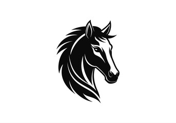 animal, black, defense, design, elegance, elegant, face, graphic, guard, head, horse, horse logo, icon, illustration, logo, luxurious, luxury, mascot, protect, secure, security, shield, stallion,