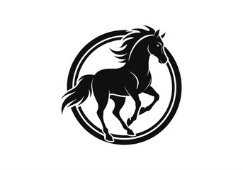 animal, black, defense, design, elegance, elegant, face, graphic, guard, head, horse, horse logo, icon, illustration, logo, luxurious, luxury, mascot, protect, secure, security, shield, stallion,