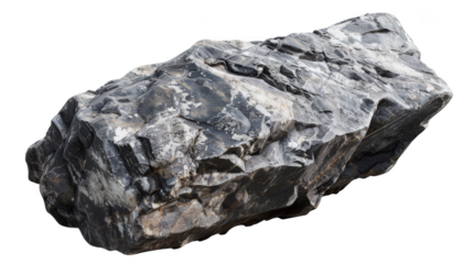  heavy rock isolated on white background