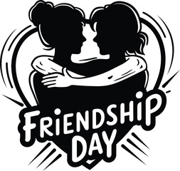 Obraz premium happy friendship day
