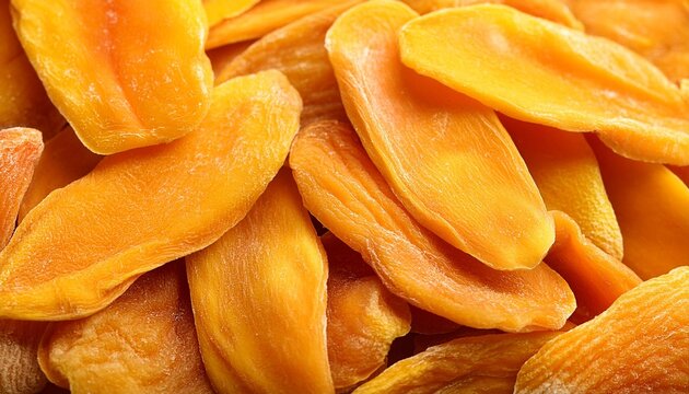 ドライフルーツのマンゴーの背景画像（Background image of dried fruit mango.）
