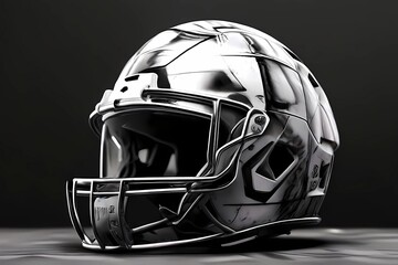 Fototapeta premium helmet isolated on black