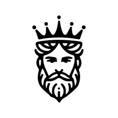 Royal King, Queen Silhouettes Crowns SVG Clipart.