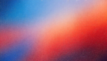 Abstract Blurred Gradient. Mesmerizing Fusion of Vivid Red and Deep Blue with Textured Overlay. Patriotic Banner Background With Copy Space. Political Topics, USA Presidential Elections Voting Vote