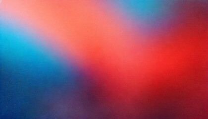Obraz premium Abstract Blurred Gradient. Mesmerizing Fusion of Vivid Red and Deep Blue with Textured Overlay. Patriotic Banner Background With Copy Space. Political Topics, USA Presidential Elections Voting Vote