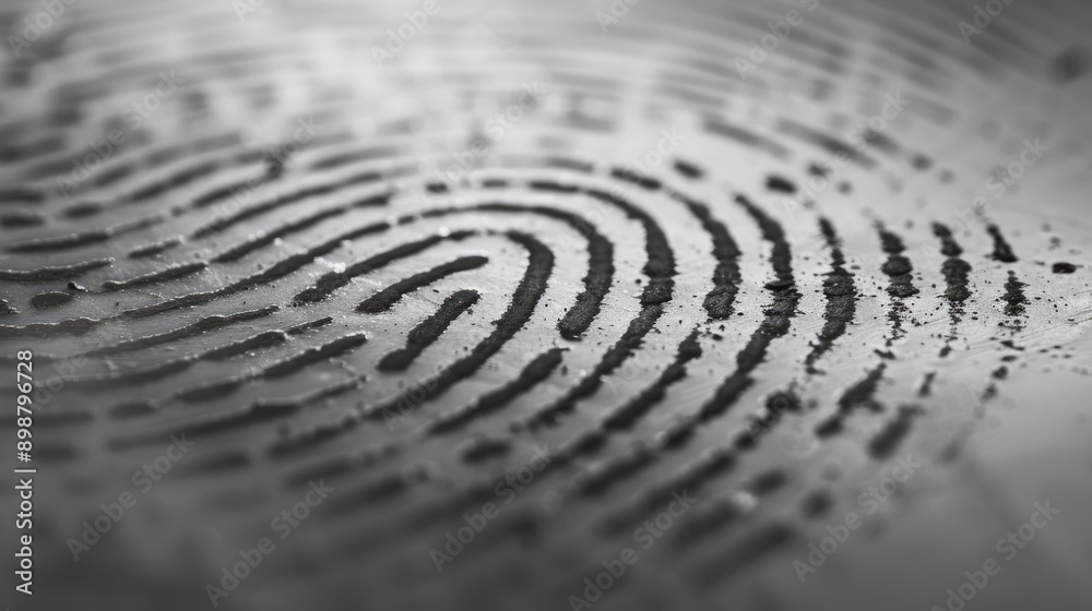 Poster enhancing e kyc security with fingerprint recognition and copy space