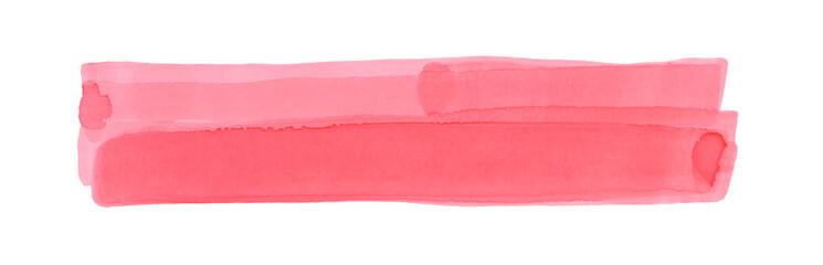 PNG Hand drawn sketch hatching line smear stroke. Felt-tip pen, watercolor marker texture stain isolated on transparent background. Red color.