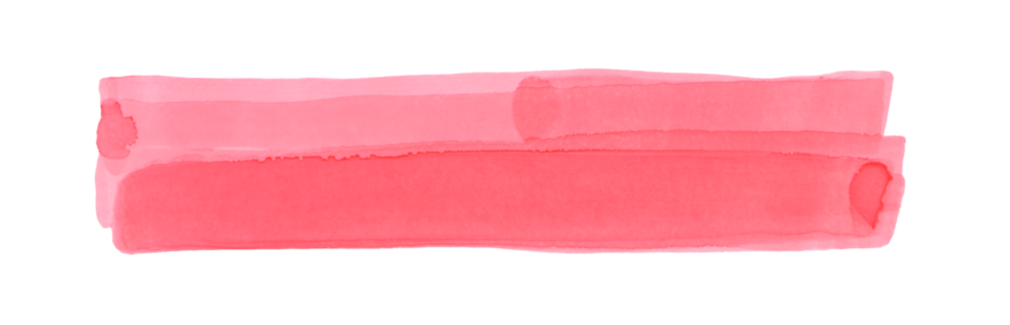 PNG Hand drawn sketch hatching line smear stroke. Felt-tip pen, watercolor marker texture stain isolated on transparent background. Red color.