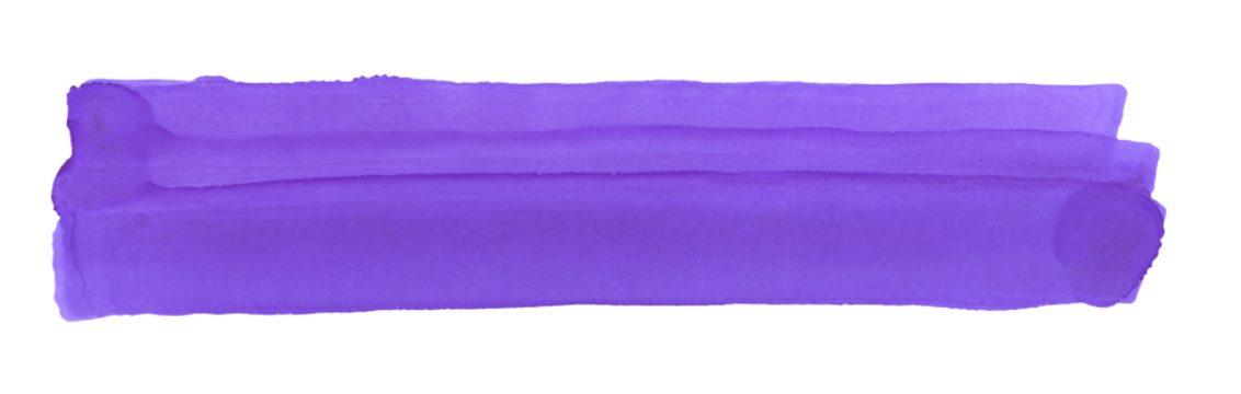 PNG Hand drawn sketch hatching line smear stroke. Felt-tip pen, watercolor marker texture stain isolated on transparent background. Violet ink color.