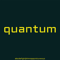 modern geometric elegant and unique alphabet font vector