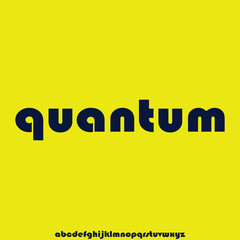 modern geometric elegant and unique alphabet font vector