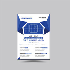 Corporate business flyer template design. layout, banner, infographic, page, illustration.