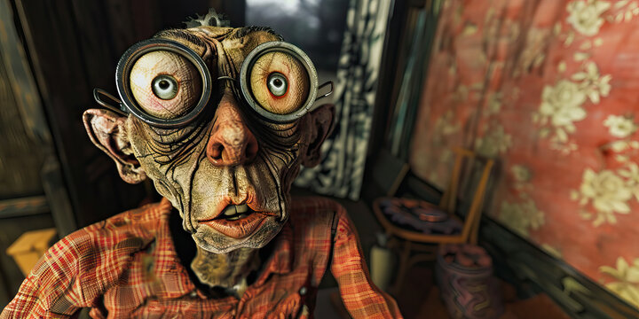 Old man portrait. The Rambling Rascal: Shenanigans and Stories of the Big Talker