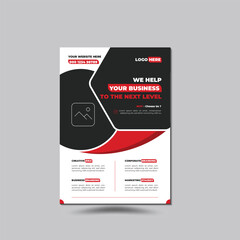 Corporate business flyer template design. layout, banner, infographic, page, illustration.