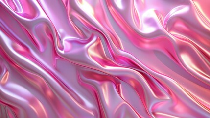Obraz premium luxurious pink silk satin backdrop with space for text and design
