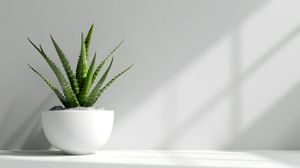 plant in a vase aloe vera plant