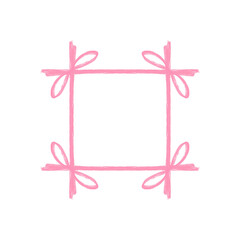 ribbon bow frame set