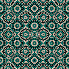 Pattern with crochet granny square wallpaper handmade decorative art design print 