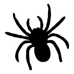 Halloween spider.Vector illustration.
