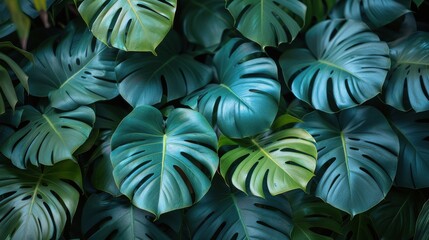 Fototapeta premium Close Up of Green Leaves