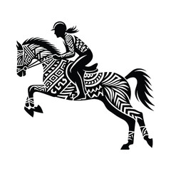 Fototapeta premium Equestrian, horse riding