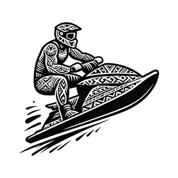 recommend clip art: Jet Skiing
