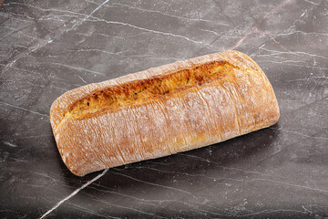 Italian ciabatta bread fresh and crust