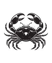 crab vector art,graphics crabs icons set,vintage illustration crab clipart,vector crabs flat style artwork design