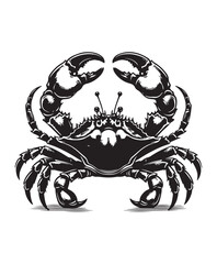 crab vector art,graphics crabs icons set,vintage illustration crab clipart,vector crabs flat style artwork design