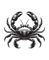 crab vector art,graphics crabs icons set,vintage illustration crab clipart,vector crabs flat style artwork design