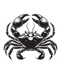crab vector art,graphics crabs icons set,vintage illustration crab clipart,vector crabs flat style artwork design