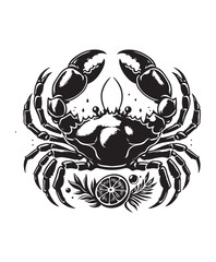 crab vector art,graphics crabs icons set,vintage illustration crab clipart,vector crabs flat style artwork design
