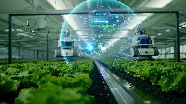Automated Greenhouse with Advanced AI for Efficient Farming