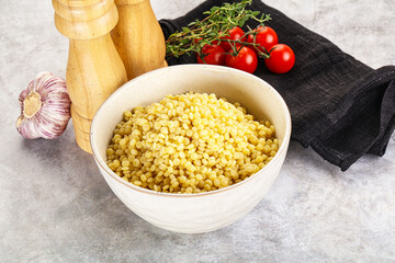 Organic wheat pasta - boiled ptitim