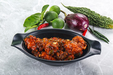Chinese cuisine - Chicken manchurian gravy