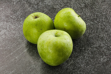 Sweet and juicy green apple