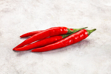 Spice ripe red chili pepper
