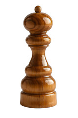 [Transparent Background PNG]brown wooden chess piece