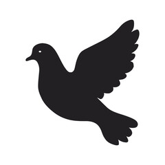 Set of black bird silhouettes illustration art, silhouette bird logo design vector, Birds silhouettes collection