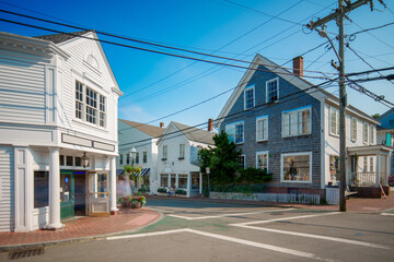 Businesses on Marthas Vineyard. Summer scene 2024
