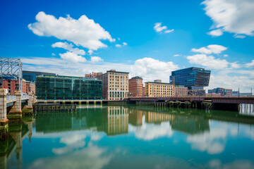 Stock photo Fort Point Boston Massachusetts, USA circa 2024