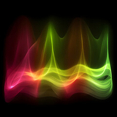 Vintage Abstract Waveform Pattern