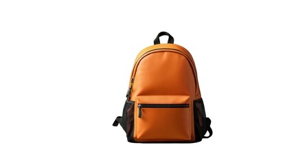 backpack back to school concept on white background space for text