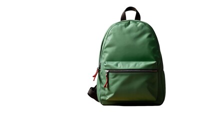 backpack back to school concept on white background space for text